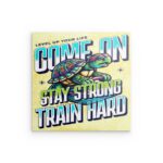 Stetiger Fortschritt: Steigern Sie Ihr Leben, trainieren Sie hart, Turtle