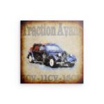 Retro-Ente: „Ente Gut Alles Gut“ Klassisch roter 2CV