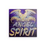 „Angel Spirit Wings“ Cosmic Art Metallwandkunst – Spirituelles Federdekor
