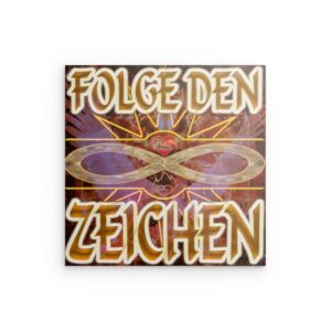 Folge den Zeichen: Unendliche Liebe – Metallwandbild – Himmlisches Herz