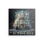 Metallwandbild „Relax and Meditate“ – Inspirierendes Deko-Element für Geist und Leben