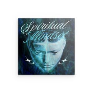 Spirituelles Mindset Aura Metallwandbild – Ätherisches Energiedekor