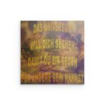 Metallwandbild „Universum Blessing“ – Inspirierende Dekoration