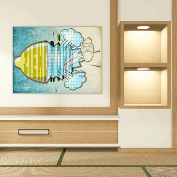ZIEHDROEHN! – Pop-Art Energie mit Retro-Vibes im Querformat - Image 4