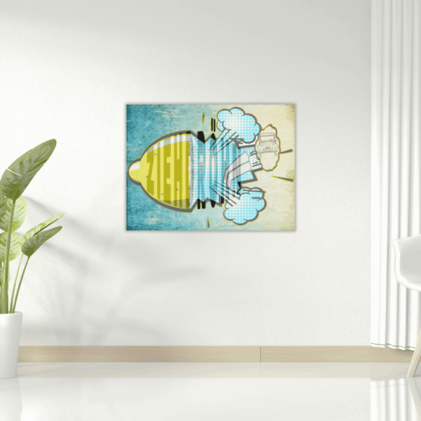 ZIEHDROEHN! – Pop-Art Energie mit Retro-Vibes im Querformat - Image 3