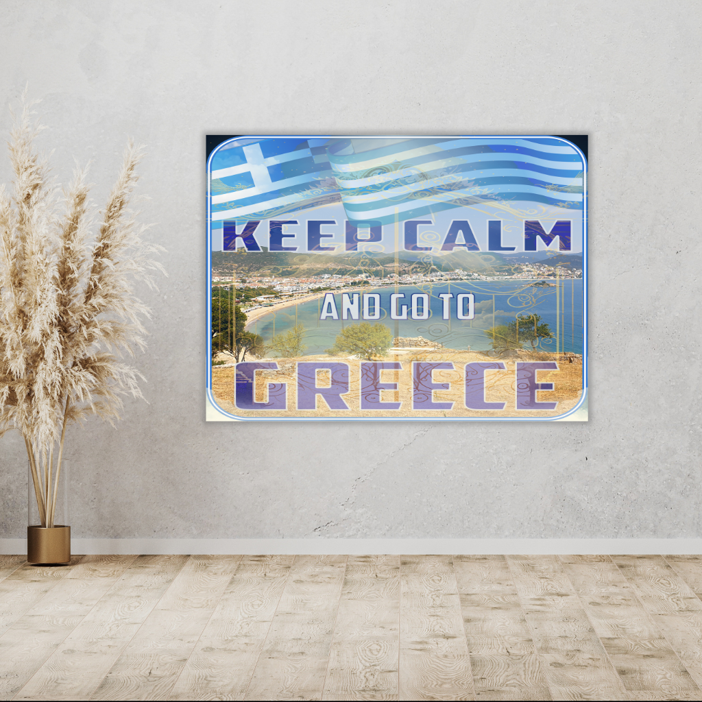 „Ruhe bewahren und nach Griechenland fahren“:– Urlaubsmotivation im Querformat - Image 3