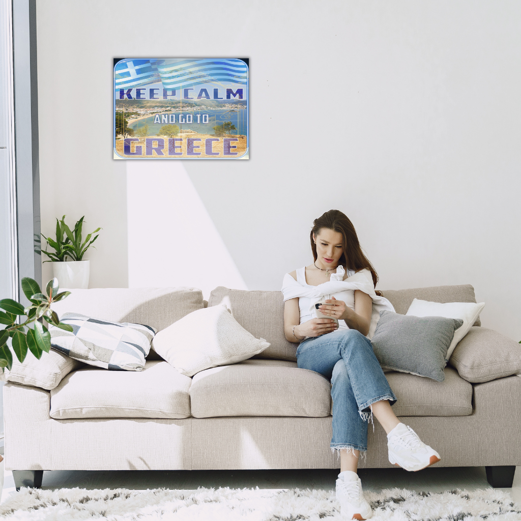 „Ruhe bewahren und nach Griechenland fahren“:– Urlaubsmotivation im Querformat - Image 2