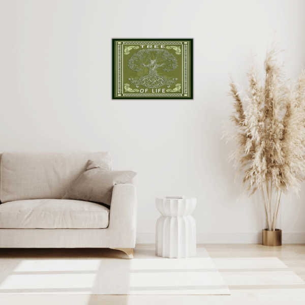 Metallwandbild „Lebensbaum“ – Keltische Symbolik & Harmonie - Image 3