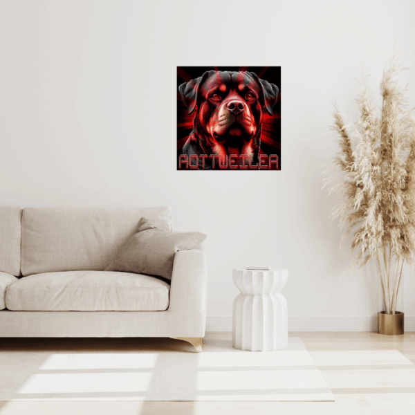 Rote Wut: Intensiver Rottweiler-Blick - Image 2