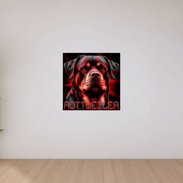 Rote Wut: Intensiver Rottweiler-Blick - Image 3