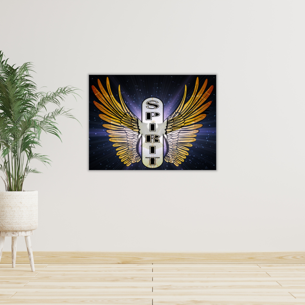 „Spirit Wings“ Metallwandbild – Kreativer Ausdruck & Freiheit - Image 2