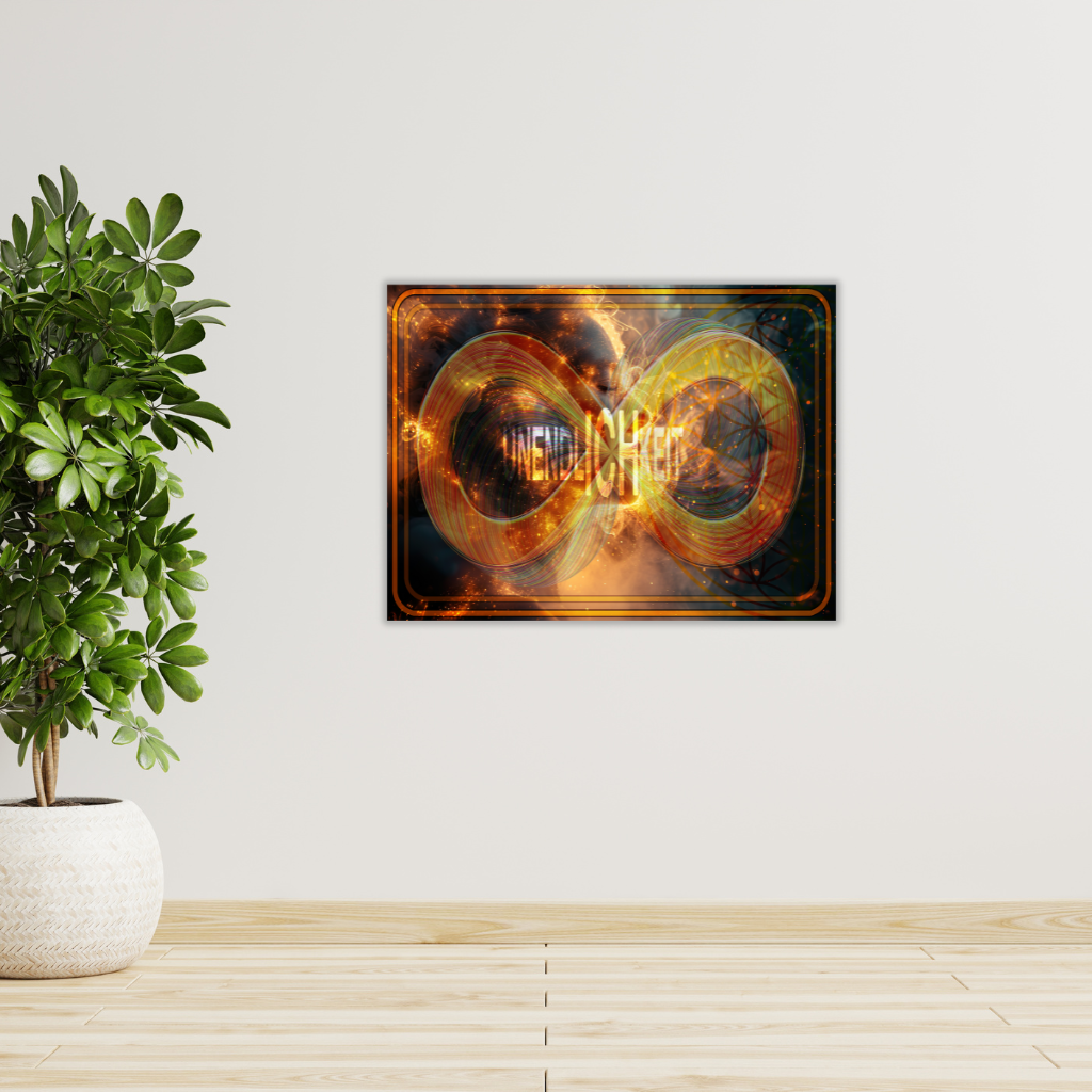 „UnendlICHkeit“ Metallwandbild – Unendliche Wunder & Segen – Dekor - Image 2