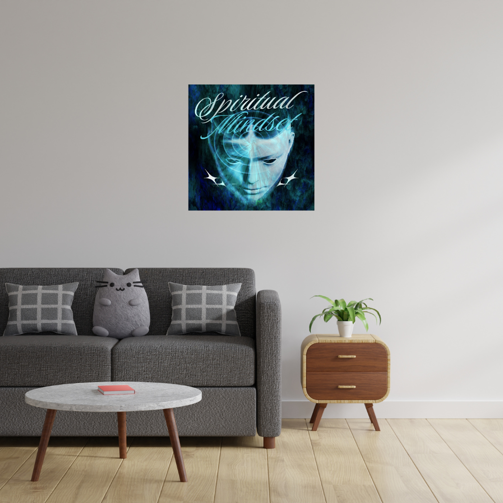 Spirituelles Mindset Aura Metallwandbild – Ätherisches Energiedekor - Image 3