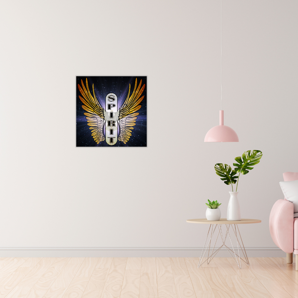 Spirit Wings Metallwandbild – Engelhafte Inspiration - Image 3