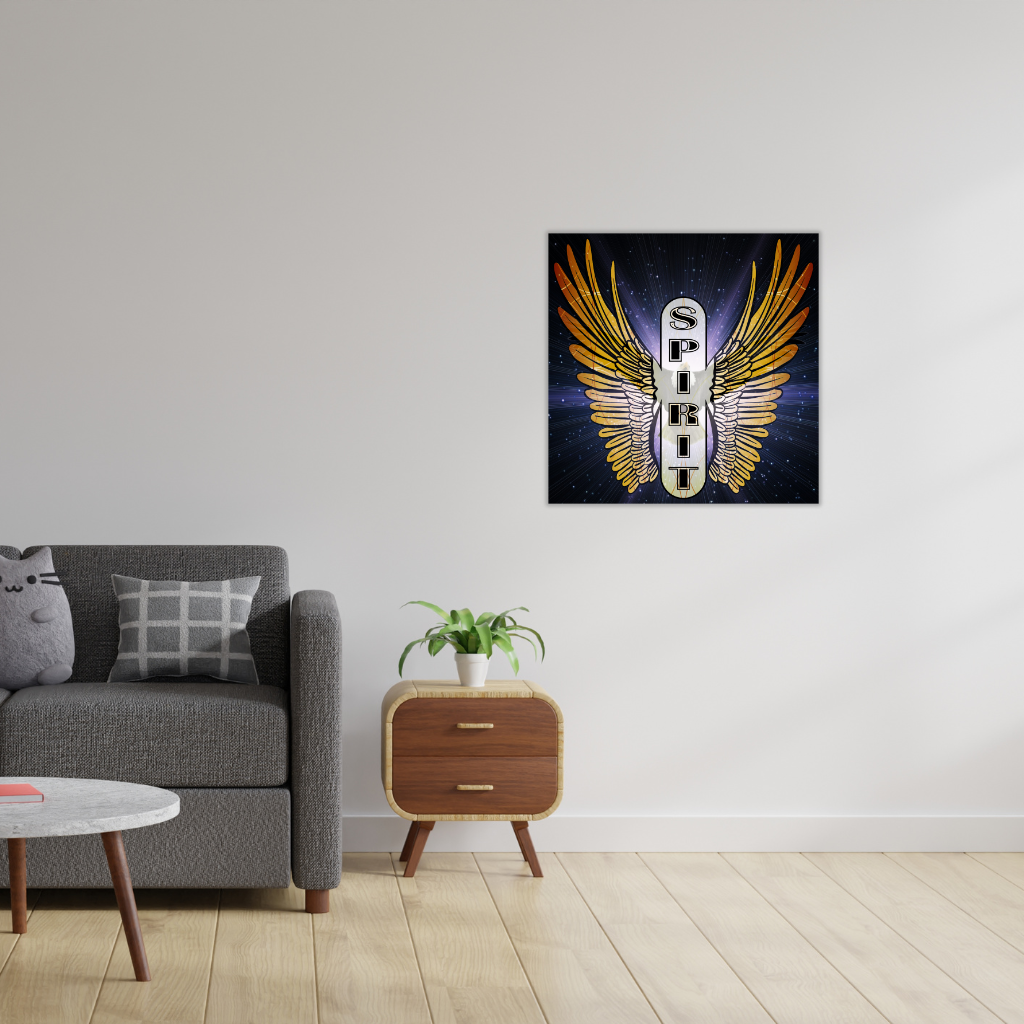 Spirit Wings Metallwandbild – Engelhafte Inspiration - Image 4
