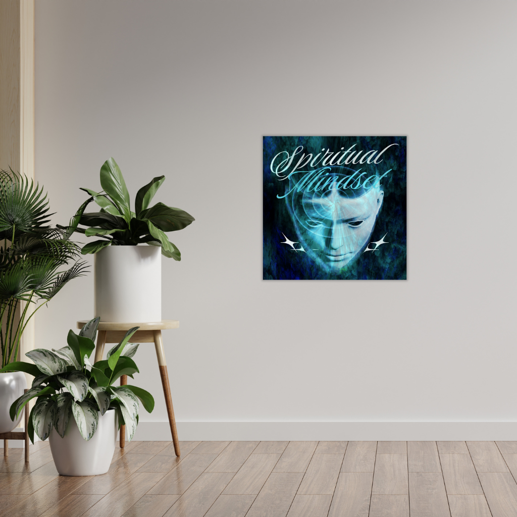 Spirituelles Mindset Aura Metallwandbild – Ätherisches Energiedekor - Image 4