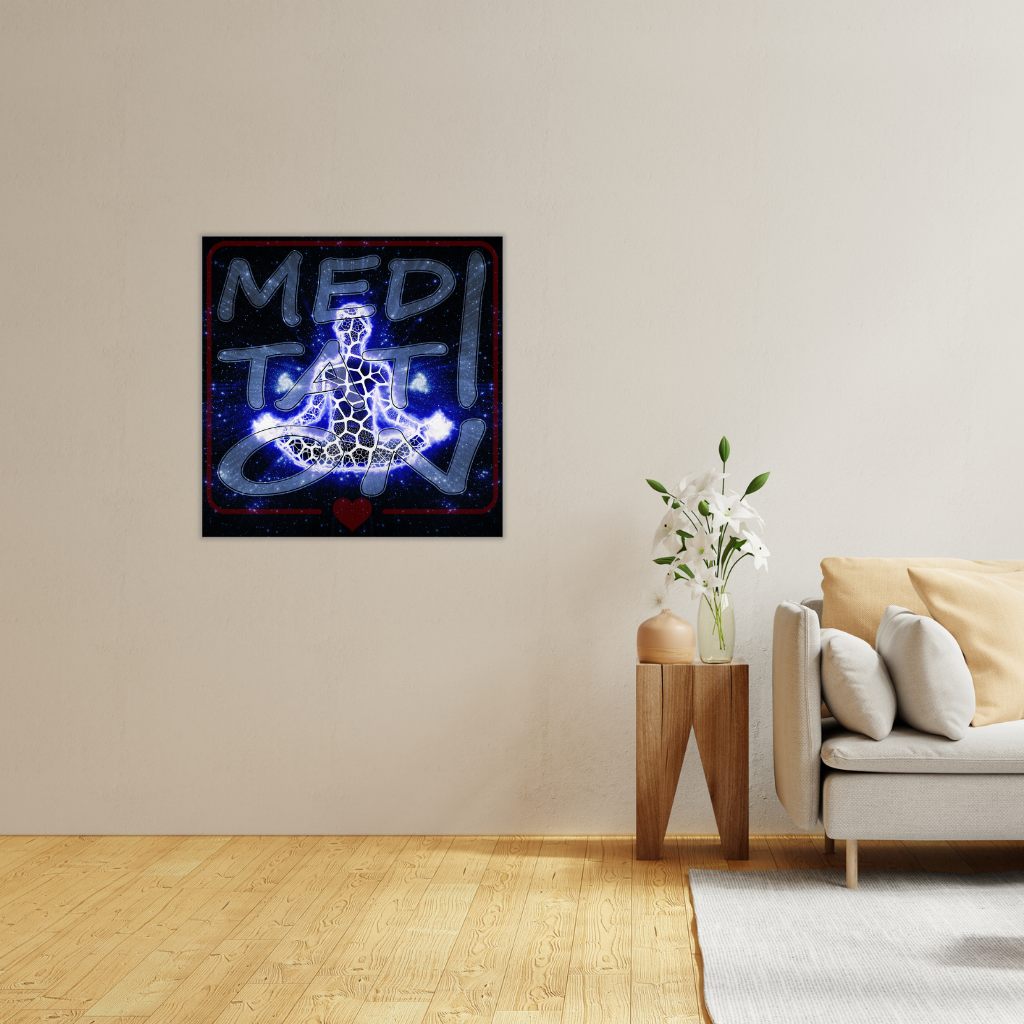 Mandala Symbol SSL Rostgold Metallwandbild – Geometrisches Schneeflocken-inspiriertes Dekor - Image 3