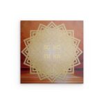 "IC XC NI KA" Geometric Star Metal Wall Art - Golden Orthodox Mandala Design