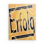 „Erfolg Nährwertangaben“ – Metallwandbild „Erfolgsrezept“ – Motivation & Fleißdeko