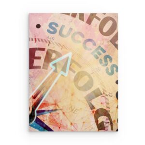 „Finde Dein Feuer“ – Motivierendes Metall-Wandbild mit Feuermotiv – Dekoration für Leidenschaft und Sinn