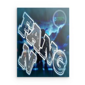 „Erfolgskompass – Erfolg“ – Abstrakte Metallwandkunst – Dekoration für Erfolg und Wachstum