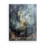 „Geboren Um Frei Zu Sein“ Adler Grunge Deutsche Metallwandkunst – Freiheit & Spirit Deko