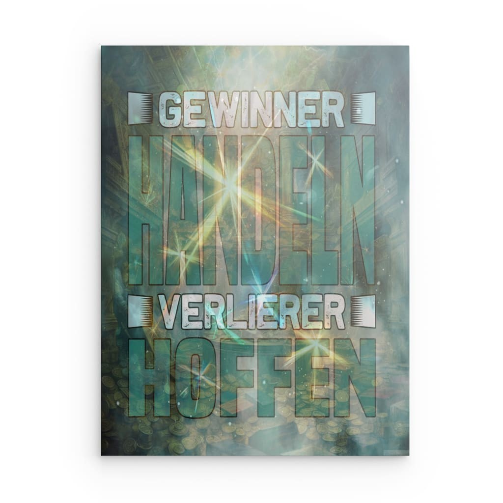 „Glücklich!“ Meditations-Wandbild aus Metall – Deko für Glück und innere Ruhe