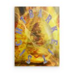 Motivierendes Metallbild „Der Weg zum Erfolg“