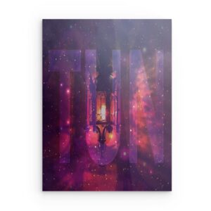 „Beurteile nur dich selbst“ – Selbstreflexions-Metallwandbild