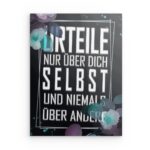 Metallwandbild „Tun“ (To Do) mit kosmischer Laterne