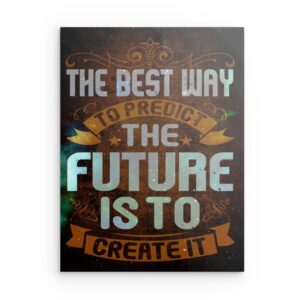 „Jeder Tag ist ein Do-It-Day“ – Neon-Leucht-Metallwandbild