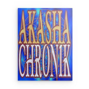 „Akasha Chronik“ (Akasha Chronik) Metallwandbild „Blume des Lebens“