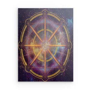 „SPIRIT Pegasus“ Mythisches Metallwandbild – Kosmisches & Fantasy-Dekor – Quadratisch (40–80 cm)