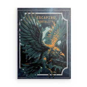 „Escaping Mortality“ Metallwandbild „Rabenfriedhof“ – Gothic Fantasy