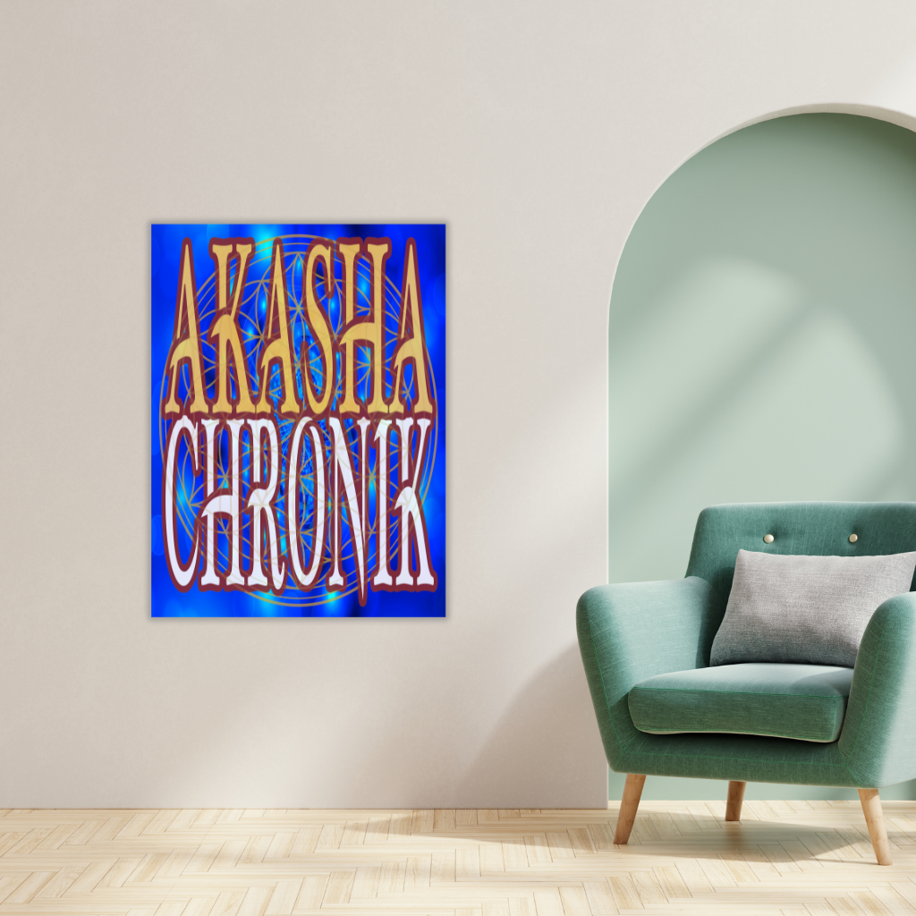 „Akasha Chronik“ (Akasha Chronik) Metallwandbild „Blume des Lebens“ - Image 2
